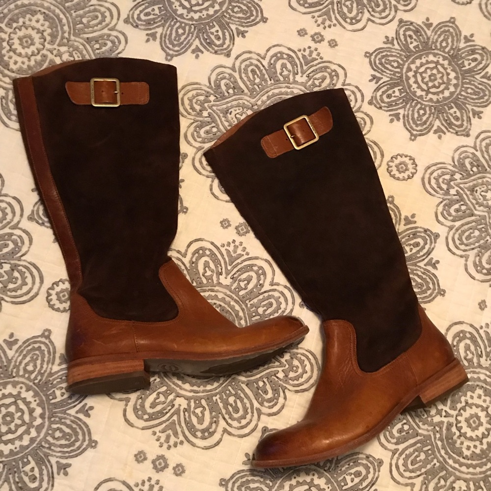 Kork Ease wide calf boot, size 10